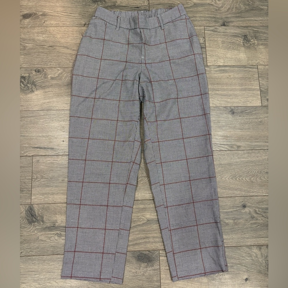 a new day Women's Plaid Dress Pants Small